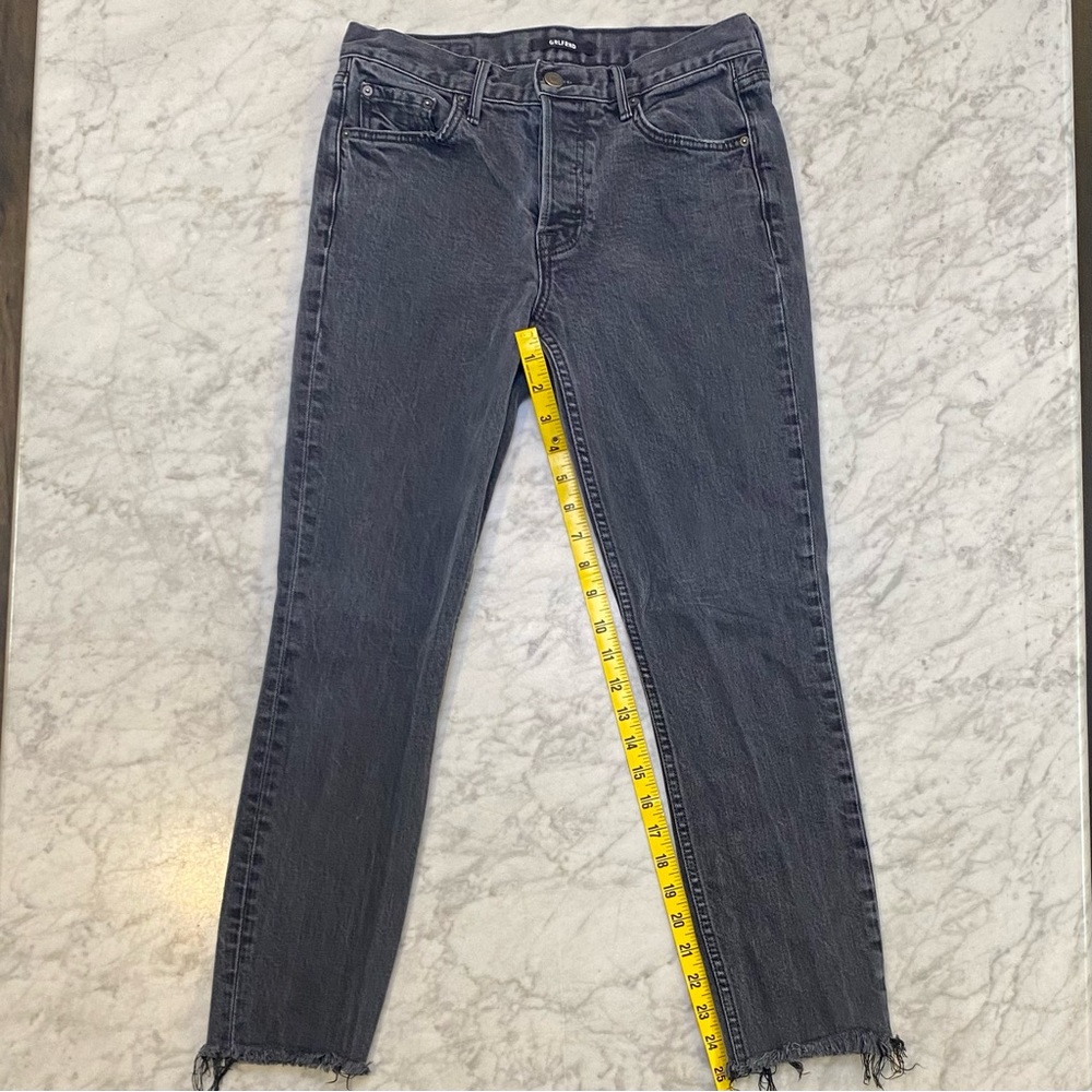 GRLFRND Yasmin cropped skinny jeans in Lust for Life